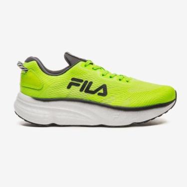 Imagem de Tênis Fila Maxximus Masculino, Verde limão, Preto, 37