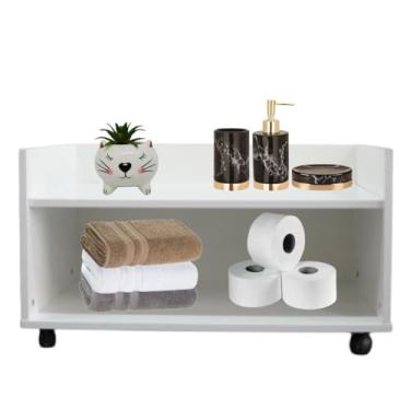 Imagem de Gabinete Nicho Moderno Organizado 100% MDF Para Banheiro