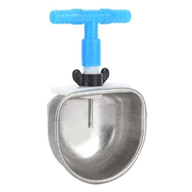 Imagem de ZJchao Dispensador de água para Coelhos, Dispensador de Comida para Coelhos, 10 Conjuntos de Aço Inoxidável, Bebedor Automático, Copo de água, Furão, de, Aves, Tigela para Beber para Animais