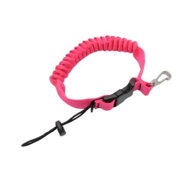 Imagem de IEUDNS Cordão de Mergulho com Correia Multifuncional, Cordão de Mola Espiral com Fivela de Metal de Liberação Rápida para Tocha de Mergulho com Snorkel, Rosa