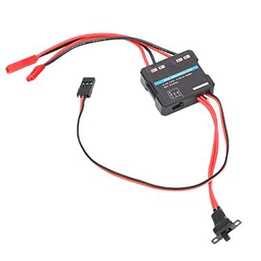 Imagem de Zhjvihx 40A ESC Escovado, Três Modos de Trabalho Controlador Eletrônico de Velocidade Ajuste Neutro do Acelerador Automático para Atualização de Carro RC 1/16 para Atualização de Carro RC 1/18
