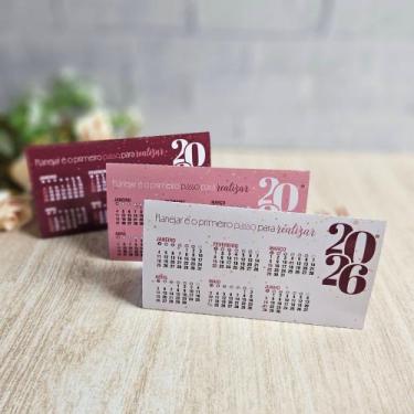 Imagem de Calendário 2026 de Mesa 10 unidades - Cantinho da Festa