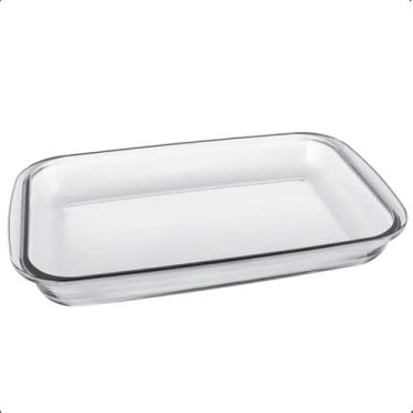 Imagem de Assadeira Retangular de Vidro 1,6L Nadir Figueiredo – Refratário Resistente, Higiênico e Ideal para Forno e Sobremesas (1)