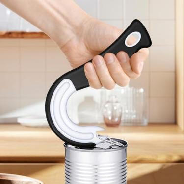 Imagem de Abridor de lata de anel fácil de abrir, abridor de fácil aderência, ajudante de puxar de anel para latas, latas, garrafas