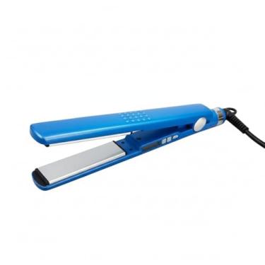 Imagem de Chapinha de Cabelo, Azul, Placas de Cerâmica e Titânio, 28.7cm, 110V, Temperatura até 450°F