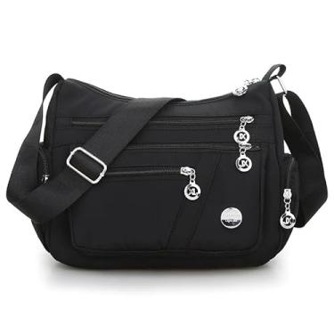 Imagem de Women's shoulder bags, casual backpacks, travel backpacks (black)