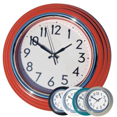 Imagem de Relógio de Parede Wincy Pequeno Silesioso Decorativo Casa Sala Escritório Redondo Vermelho Preto Branco Verde Nude PDA02083