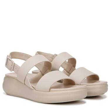 Imagem de Naturalizer Sandália feminina Coast Slingbacks com salto, Couro sintético de porcelana, 41