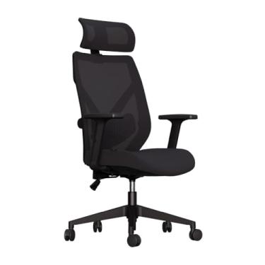 Imagem de Cadeira de Escritório Ergonômica Albari com Encosto Mesh, Apoio Lombar Ajustável e Altura Regulável – Conforto para Home Office