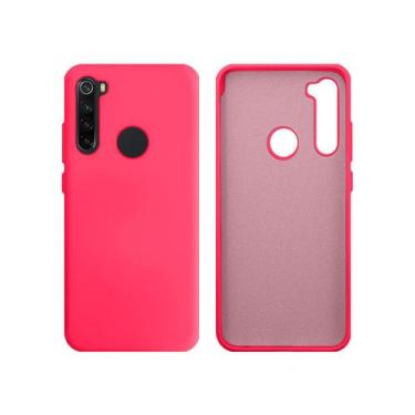 Imagem de Capa para Redmi Note 8 em Silicone Aveludado Premium - GCM, Rosa Pink