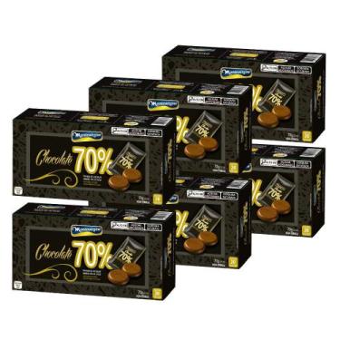 Imagem de Pastilhas de Chocolate, Montevérgine, 70% Cacau, 6 Caixas 70 g - 11707