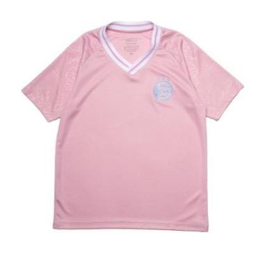 Imagem de Camiseta Infantil Betel Grêmio Outubro Rosa II Rosa/azul-Feminino