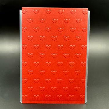 Imagem de Modelo de pasta em relevo de plástico 3D, Dia dos Namorados, amor, 2 texturas, tamanho A6, para fazer cartões, faça você mesmo, scrapbook, papel, artesanato, artesanato, scrapbook, artes, decoração