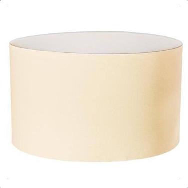Imagem de Cúpula Para Abajur Luminária De Chão Tecido 40X40X28 Cru