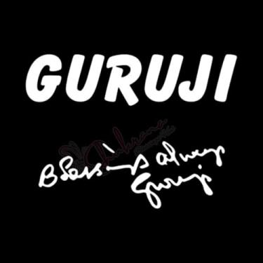 Imagem de Adesivo de carro Shukrana Blessings GURUJI & Blessings Always | Decalque branco e transparente para carro, bicicleta, laptop | Adesivo de vinil Guruji espiritual. Adesivo