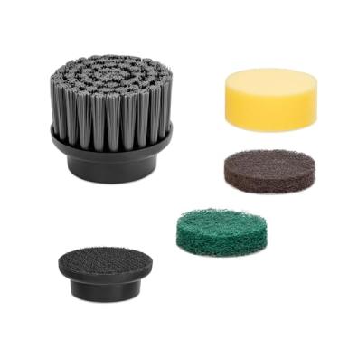 Imagem de Shop-Vac Conjunto de 5 cabeças de substituição para esfregão giratório sem fio, escova de limpeza de várias superfícies, conjunto de refil durável para limpeza de cozinha, banheiro, piso, azulejo e