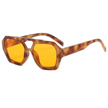 Imagem de Óculos de Sol Feminino Candy Colors com Ponte Dupla e Rebites para Esportes ao Ar Livre, Corrida e Ciclismo, Tamanho 13