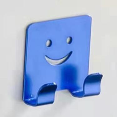 Imagem de LINGBI DAMI Suporte para barbear, suporte de chuveiro, organizador autoadesivo de aço inoxidável para banheiro e cozinha, adequado para plugues, roupões, toalhas, buchas, roupões de banho, casacos