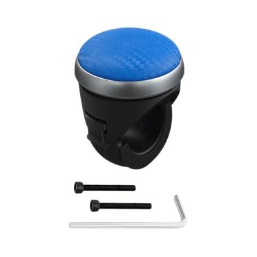 Imagem de HQRNYP Botão giratório de volante, esfera de força do volante, silicone antiderrapante para carro, rotação de 360 graus com rolamento, acessórios automotivos, esfera giratória de carro com uma mão