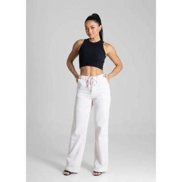 Imagem de Calça Sarja Sawary Wide Leg - 281586