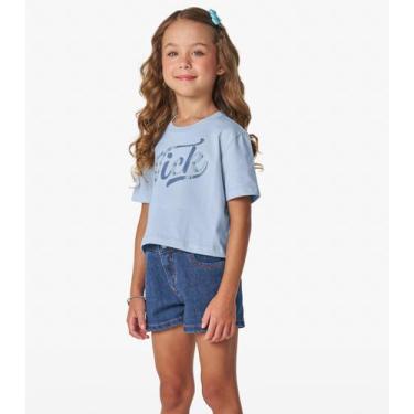 Imagem de Conjunto Infantil Blusa com Shorts Trick Nick Azul, 3, Azul