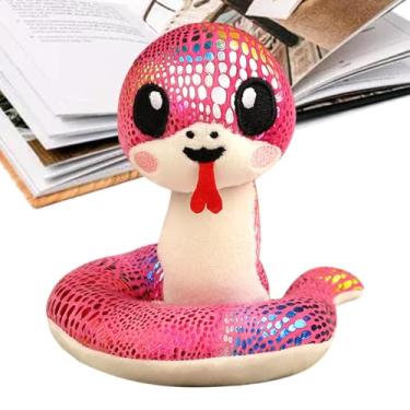 Imagem de Pelúcia de cobra de ano novo chinês, brinquedo de cobra de ano novo chinês - Decoração de pelúcia de ano novo chinês,Pelúcias fofas, boneca de lantejoulas de pelúcia de cobra ano da mascote de cobra p