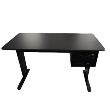Imagem de Mesa de Escritório Slim 1,50 x 0,60 com 2 Gavetas Preto
