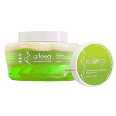 Imagem de Geléia Hidratante Corporal 250Ml Alleva - Maçã Verde