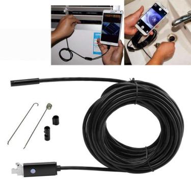 Imagem de Endoscópio Usb para Notebook e Smartphone Android 5 Metros a Prova Dág