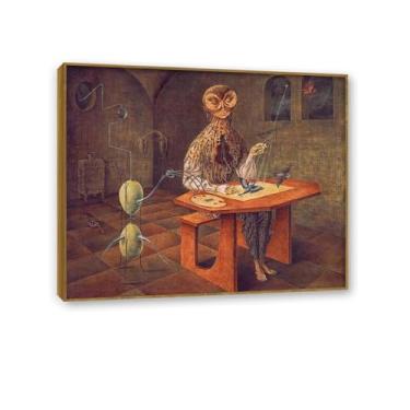 Imagem de Remedios Varo Decoração de Parede Criação dos Pássaros Impressão em Tela Pintura Surrealismo Arte de Parede Decoração de Casa Remédios Varo Poster Presente para Quarto Sala de Estar 90 x 70 cm (36 x