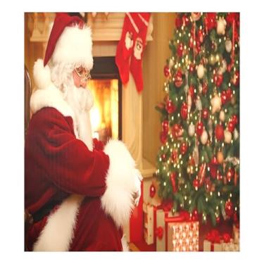 Imagem de SEHANY Capa magnética de Papai Noel para lava-louças, adesivos magnéticos para decoração de Natal antiarranhões para painel de geladeira e lava-louças, decoração de Natal de cozinha doméstica 58 x 66