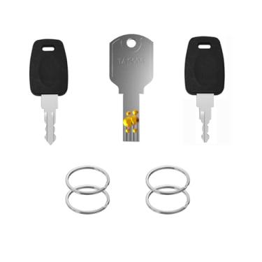 Imagem de Compatível com 006 007 002 Trava de bagagem Chave de Bagagem Substituição conveniente para RIMOW International Travel Approved Locks for Bagcase Lock AC