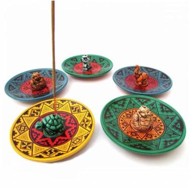 Imagem de Incensário Peruano com Miniaturas 10cm - Modelos Sortidos - Peruanos