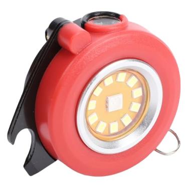 Imagem de RiToEasysports Lanterna de Chaveiro, Luz de Trabalho LED Recarregável Com Abridor de Garrafas, Mini Lanterna de Liga de Alumínio Durável para Acampamento Ao Ar Livre de Emergência EDC (#12)