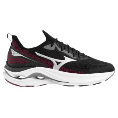 Imagem de Tênis Mizuno Masculino Wave Zest 2 Preto Vermelho, 41