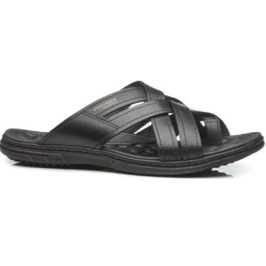 Imagem de Chinelo Pegada Em Couro Ref 133305-03 Preto 039