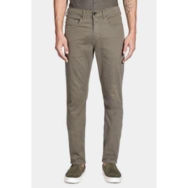 Imagem de Calça Jeans Aramis Slim Moletom Color Verde Militar-Masculino