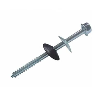 Imagem de Paraf para Telha com Arruela De Vedação 5/16X130 Mm - 4 Peças