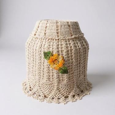 Imagem de Capa Para Botijão De Gás 55x55cm Bordada Crochê Artesanal (Amarelo)