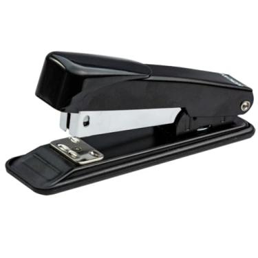 Imagem de Grampeador de Mesa Profissional, Metal Preto, 25 Folhas, Grampos 24/6 e 26/6