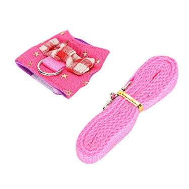 Imagem de Acouto Arnês Ajustável para Pequenos Animais, Esquilos, Hamsters e Furões – Design de Bloqueio de Ouro, Fácil de Usar Com e Laço, Material Seguro e Ecológico, Corda de Tração Perfeita para Pequenos