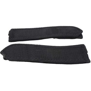 Imagem de KIMISS 1 par de Tiras de Pedal de Bicicleta de Lona – Clipe de Cobertura de pé Ajustável Com Fechos Duplos de Gancho e Laço para Maior Estabilidade e Conforto Durante o Ciclismo