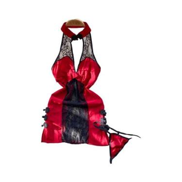 Imagem de Vestido Curto Vermelho Sexy E Justo Para O Natal, Lingerie Feminina, P