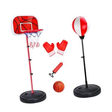 Imagem de menolana Crianças de Basquete E Saco de Pancadas Brinquedos Esportivos 2 em 1 para Crianças, Adultos Meninos