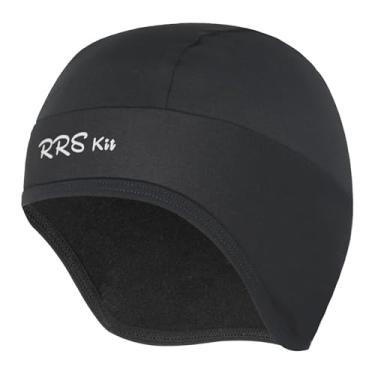 Imagem de KiBcsLic Touca térmica para capacete com proteção para orelhas e absorção de suor, ideal para ciclismo de inverno, corrida, motociclismo e caminhadas.