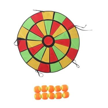Imagem de menolana Dart Board for Kids pendurados para pais de interação infantil de pais portáteis presentes de aniversário engraçados brinquedo Target com 10 bolas, Rodada 65cm