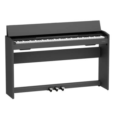 Imagem de Roland Piano digital F107 | Piano doméstico simplificado e acessível com design moderno atraente | Perfeito para iniciantes | Som e tocabilidade líderes de classe | Bluetooth integrado e muito mais