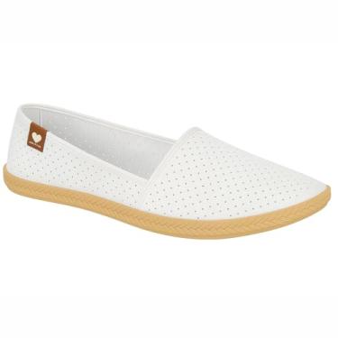 Imagem de Sapatilha Feminina Moleca Alpargata Microperfuros 5287.210 - Original (Branco Off, BR, Adulto, Numérico, 38)