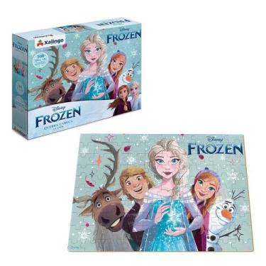 Imagem de Quebra-cabeca em mdf disney frozen 100 peças - xalingo