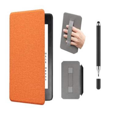 Imagem de Akacy Textura de tecido TPU leve com alça de pulso para Kindle Paperwhite 6,8 (Geração 2021, números de modelo M2L3EK), com despertar/hibernar automático (1)